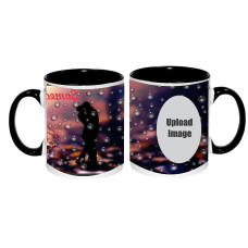 Couple Rain Photo Mug